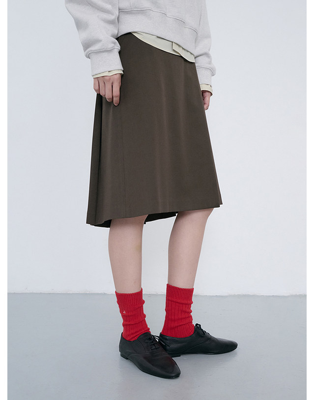던스트 CLASSIC LOGO SOCKS RED_UDSS6F102R2 레드 착용컷