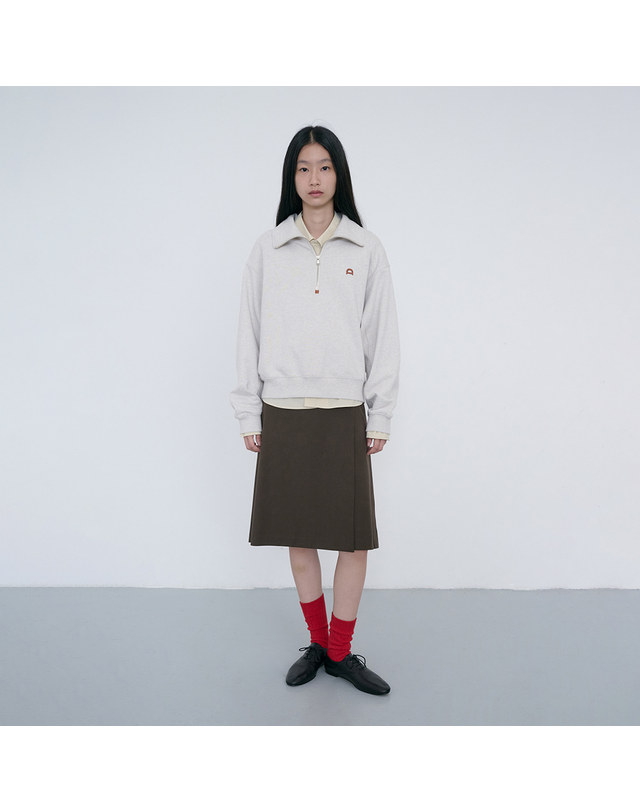 던스트 CLASSIC LOGO SOCKS RED_UDSS6F102R2 레드 착용컷