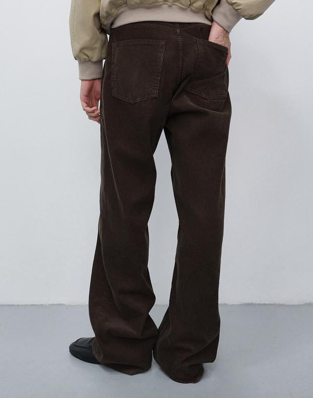 던스트 90S WIDE CORDUROY JEANS BROWN_M_UDPA6C308W2 브라운 착용컷