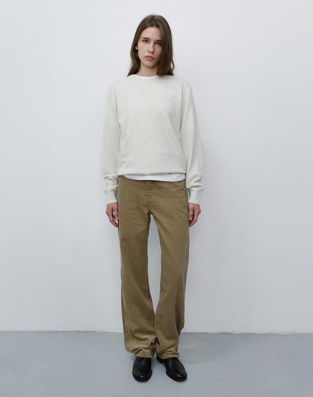 던스트 ESSENTIAL STRAIGHT CORDUROY JEANS ETOUPE_UDPA6C211I3 멀티컬러 착용컷