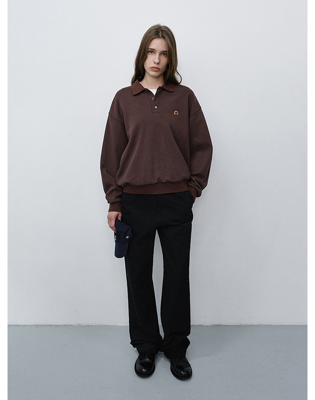 던스트 STRAIGHT CHINO SLACKS BLACK_UDPA6C201BK 블랙 착용컷