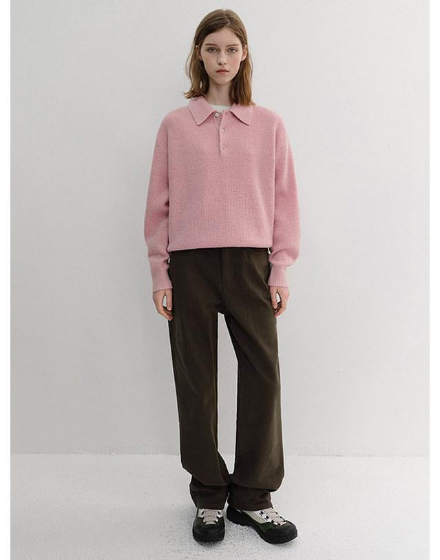 던스트 [10/12 예약배송]BRUSHED STRAIGHT JEANS KHAKI BROWN_UDPA6D223K2 카키 착용컷