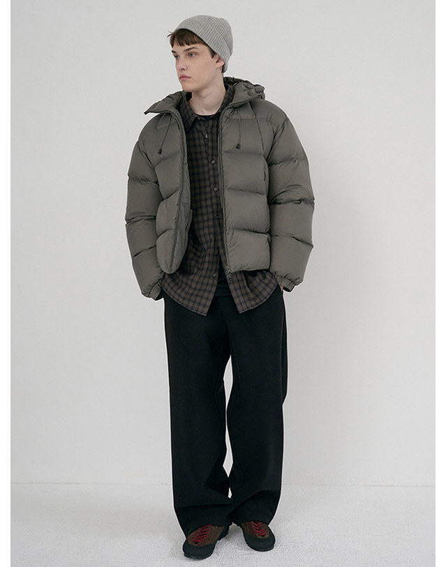 던스트 UNISEX JERSEY WIDE PANTS BLACK_UDPA6D121BK 블랙 착용컷