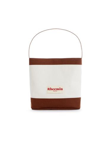 LOGO CANVAS SHOULDER - BROWN