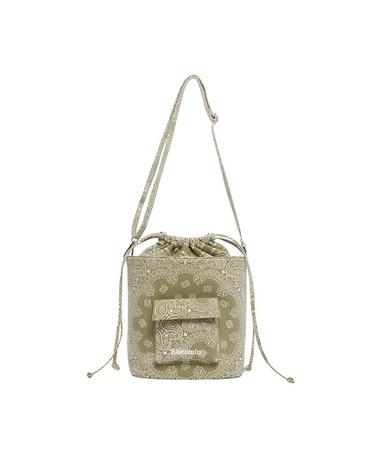 Paisley Bucket - Olive Paisley : Olive Khaki