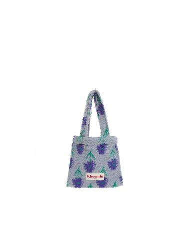 bouclé FLOWER (MINI) - GRAY