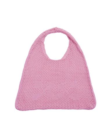 SUMMER LOGO NET BAG - SOFT PINK