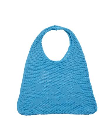 SUMMER LOGO NET BAG - CLEAR BLUE