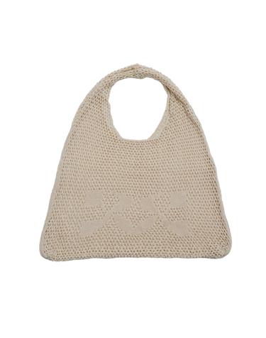 SUMMER LOGO NET BAG - WARM BEIGE
