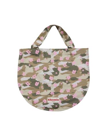 CAMO BLOSSOM BIG ROUND SHOPPER