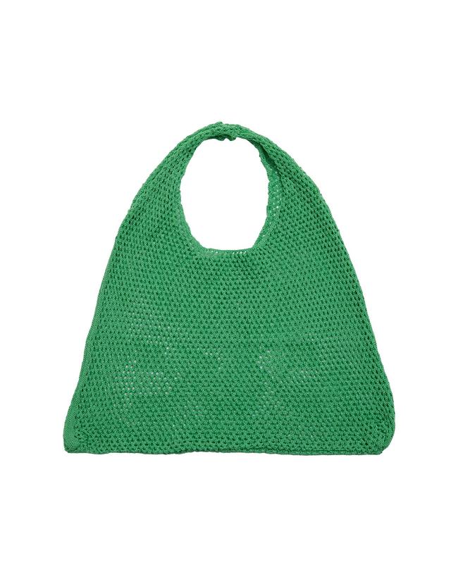 리민 SUMMER LOGO NET BAG - FRESH GREEN 착용컷