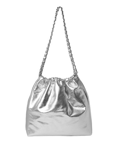 (RHEEMIN) MUFFY LEATHER chain  - SILVER