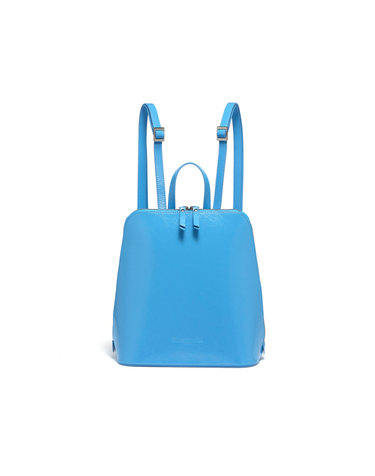 리민 TURTLE LEATHER BACKPACK - SKY BLUE