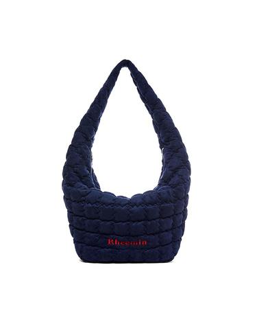 SUEDE CROSS NUGGET - NAVY