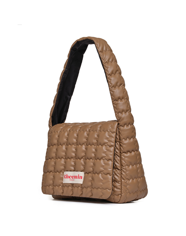 리민 BISCUIT FLAP BIG NUGGET - MILK BROWN 착용컷