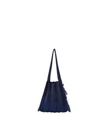 Lucky Pleats Knit S Starry Navy