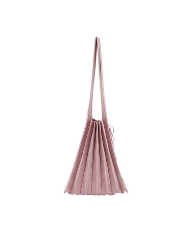 Lucky Pleats Knit M Starry Rose Gold