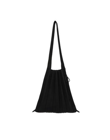 Lucky Pleats Knit M Rich Black