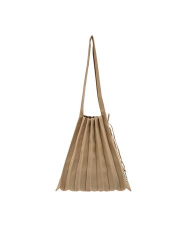 Lucky Pleats Knit M Hazelnut Beige