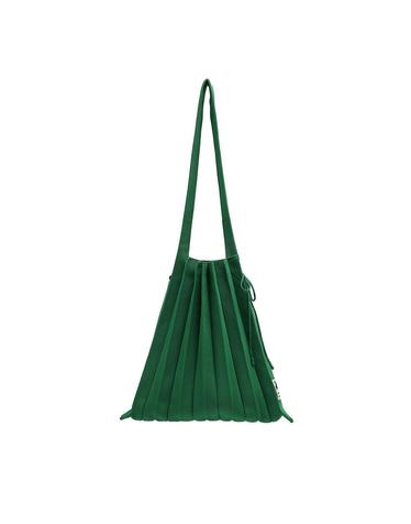 Lucky Pleats Knit M Jelly Green