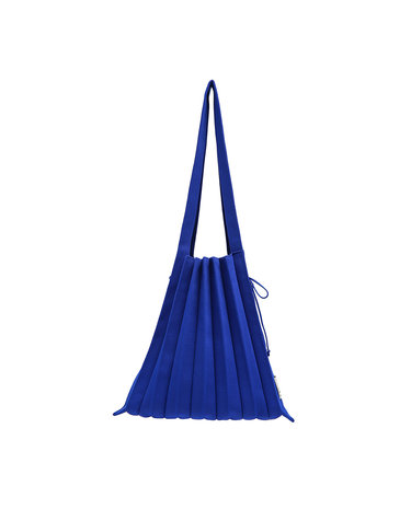 Lucky Pleats Knit M Royal Blue