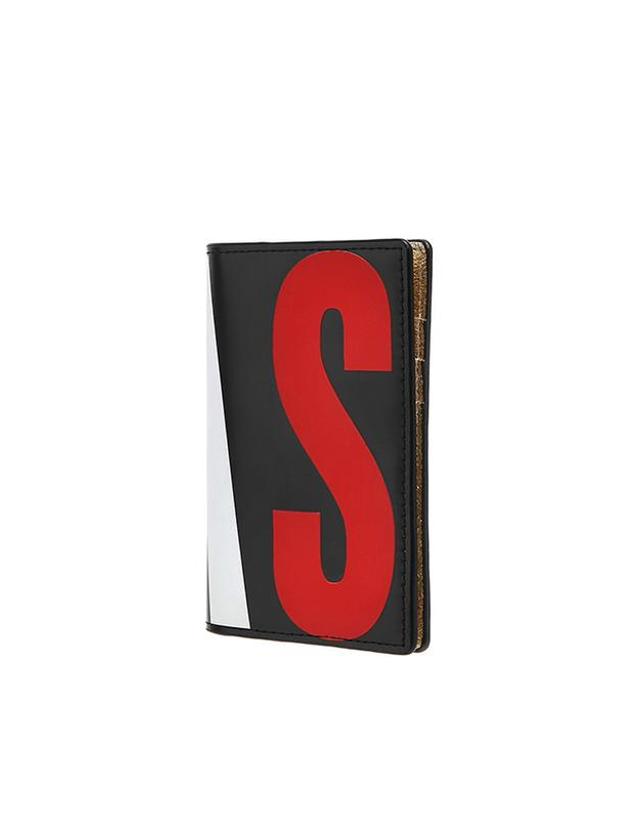 조셉앤스테이시 Easypass William Logo Card Wallet Rich Black 착용컷