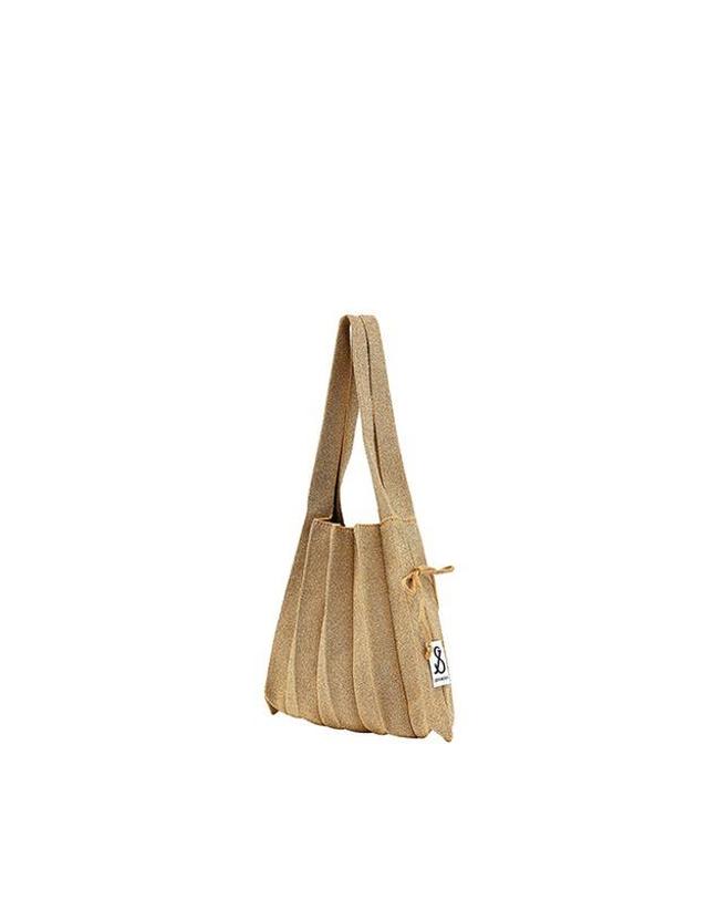 조셉앤스테이시 Lucky Pleats Knit S Starry Gold 착용컷