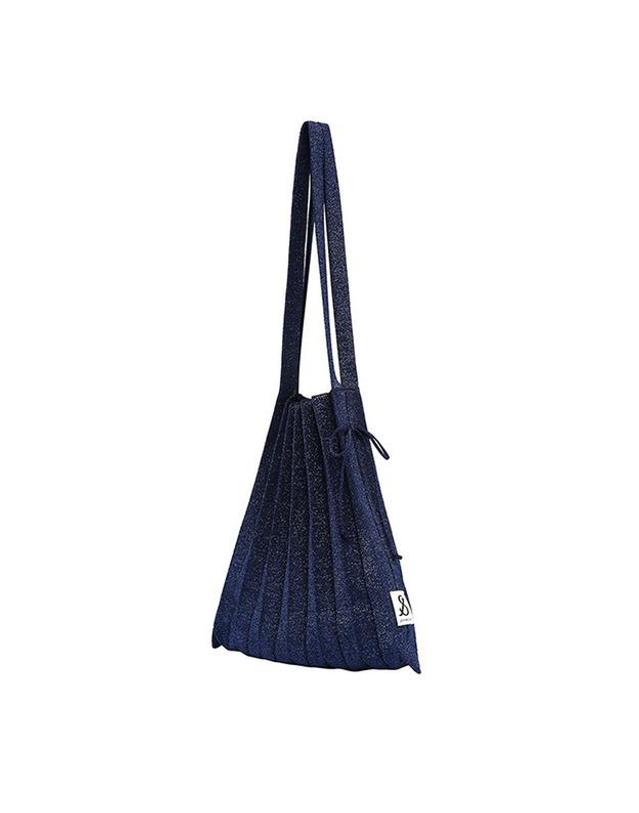 조셉앤스테이시 Lucky Pleats Knit M Starry Navy 착용컷