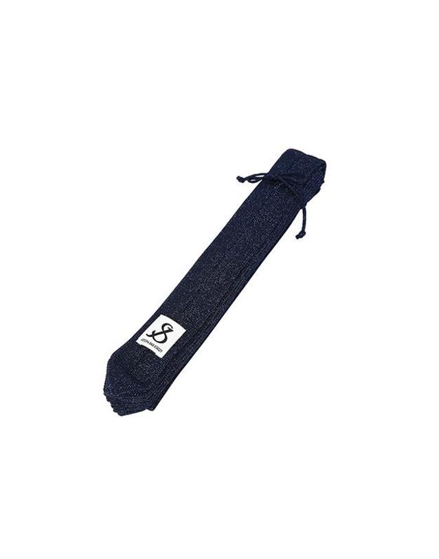 조셉앤스테이시 Lucky Pleats Knit M Starry Navy 착용컷
