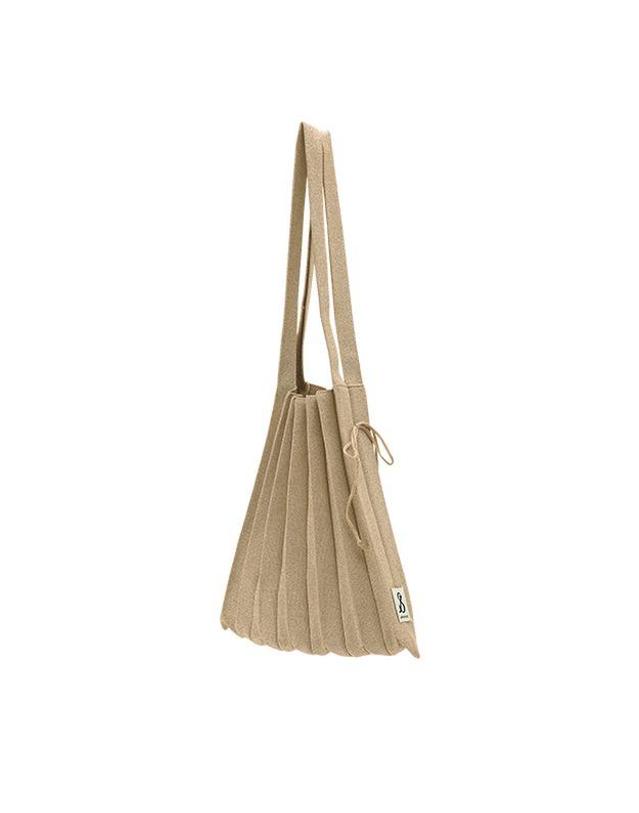 조셉앤스테이시 Lucky Pleats Knit M Starry Hazelnut 착용컷