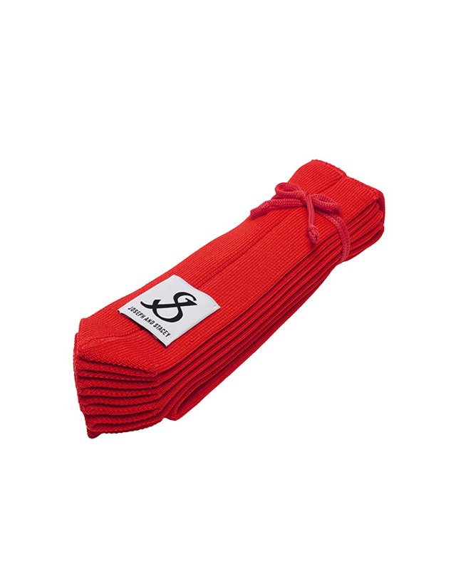 조셉앤스테이시 Lucky Pleats Knit S Barbados Red 착용컷