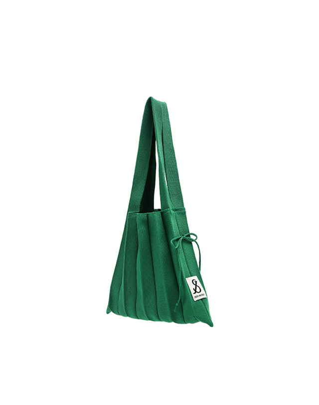 조셉앤스테이시 Lucky Pleats Knit S Jelly Green 착용컷