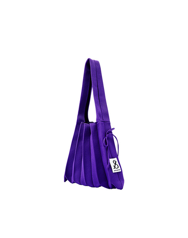 조셉앤스테이시 Lucky Pleats Knit S Ultra Violet 착용컷