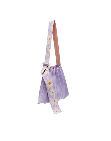 Lucky Pleats Knit Daisy Wing Lavender