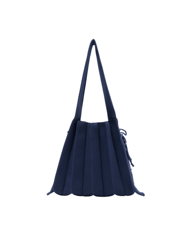 Lucky Pleats Knit S Classic Navy