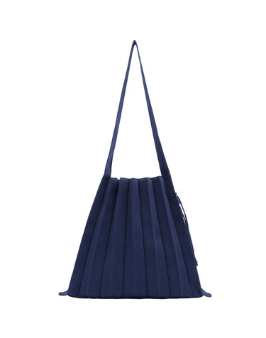 Lucky Pleats Knit M Classic Navy
