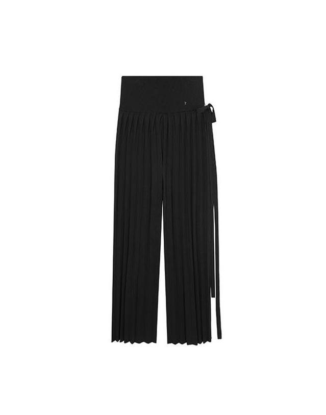 조셉앤스테이시 Pleats Flight Pants Long 38 Rich Black 착용컷