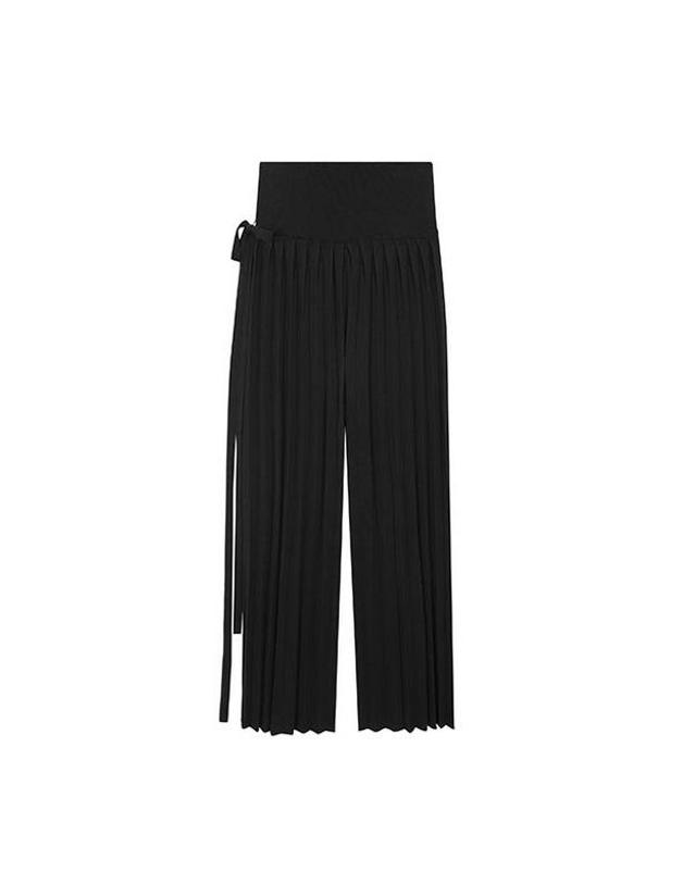 조셉앤스테이시 Pleats Flight Pants Long 38 Rich Black 착용컷