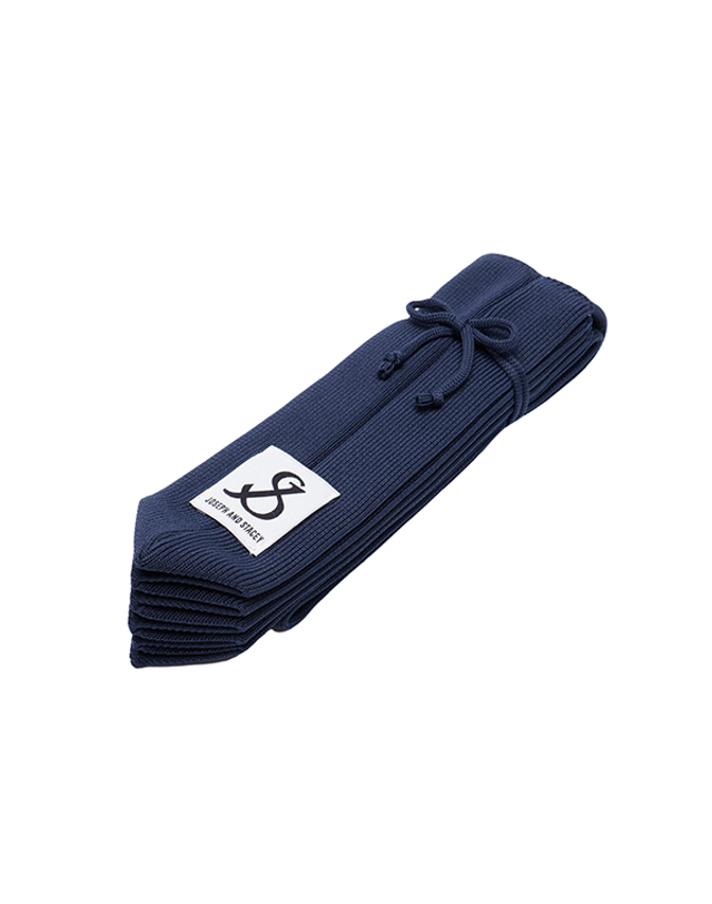 조셉앤스테이시 Lucky Pleats Knit S Classic Navy 착용컷