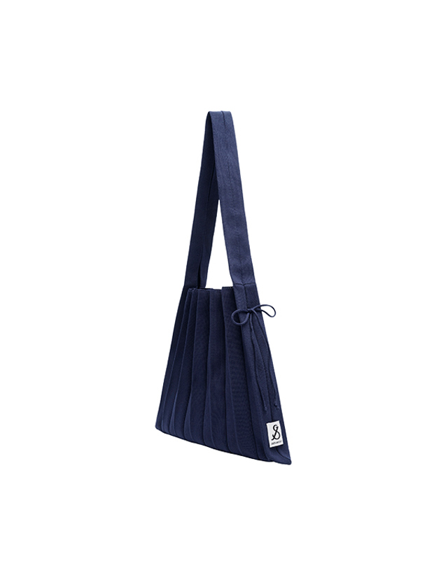 조셉앤스테이시 Lucky Pleats Knit M Classic Navy 착용컷