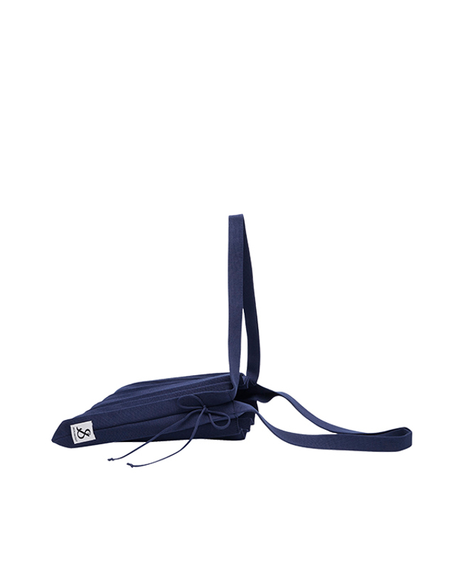 조셉앤스테이시 Lucky Pleats Knit M Classic Navy 착용컷