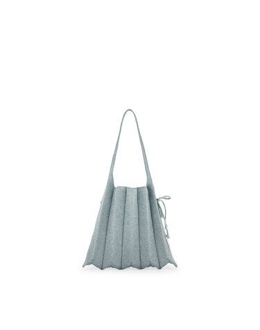 Lucky Pleats Knit S Starry Dusty Blue