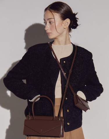 Boucle Tweed Jacket Black