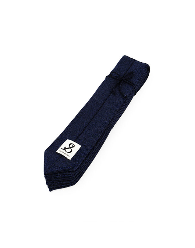 조셉앤스테이시 Lucky Pleats Knit L Starry Navy 착용컷