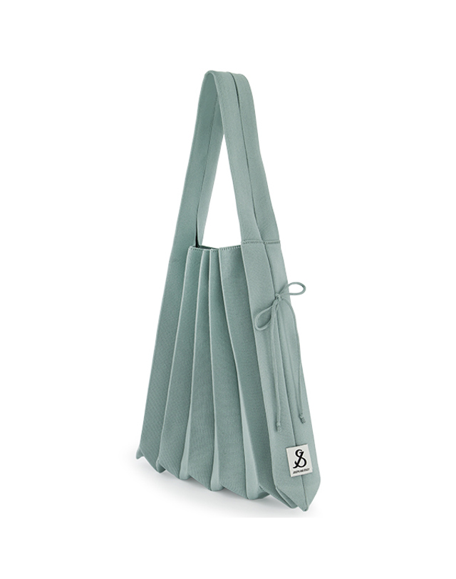 조셉앤스테이시 Lucky Pleats Knit L Basil 착용컷