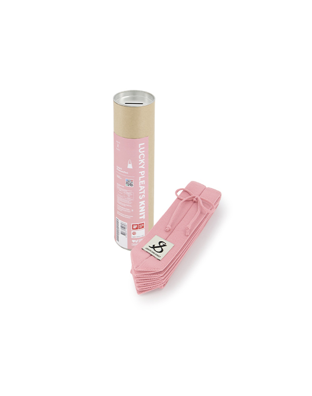 조셉앤스테이시 Lucky Pleats Knit S Blossom Pink 착용컷