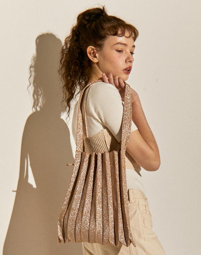 조셉앤스테이시 Lucky Pleats Knit M Starry (ALL) 착용컷