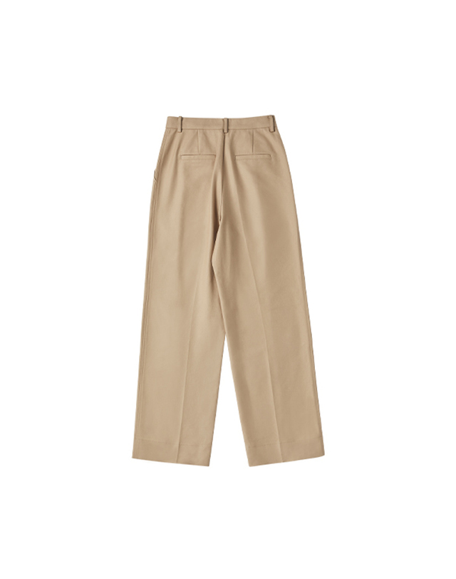 조셉앤스테이시 Cotton Chino Pants Dark Beige 착용컷