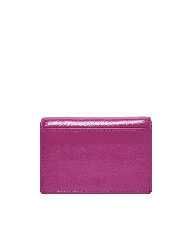 조셉앤스테이시 Easypass Amante Card Wallet With Leather Strap Orchid Flower 착용컷