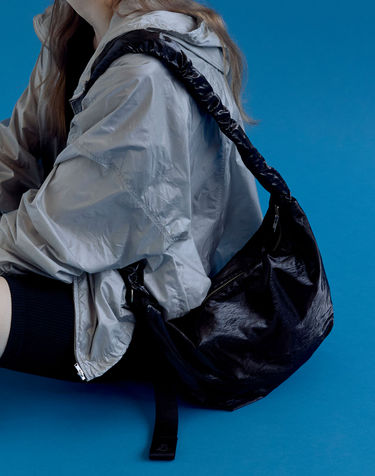 Daily Shirring Bag M Sleek Black